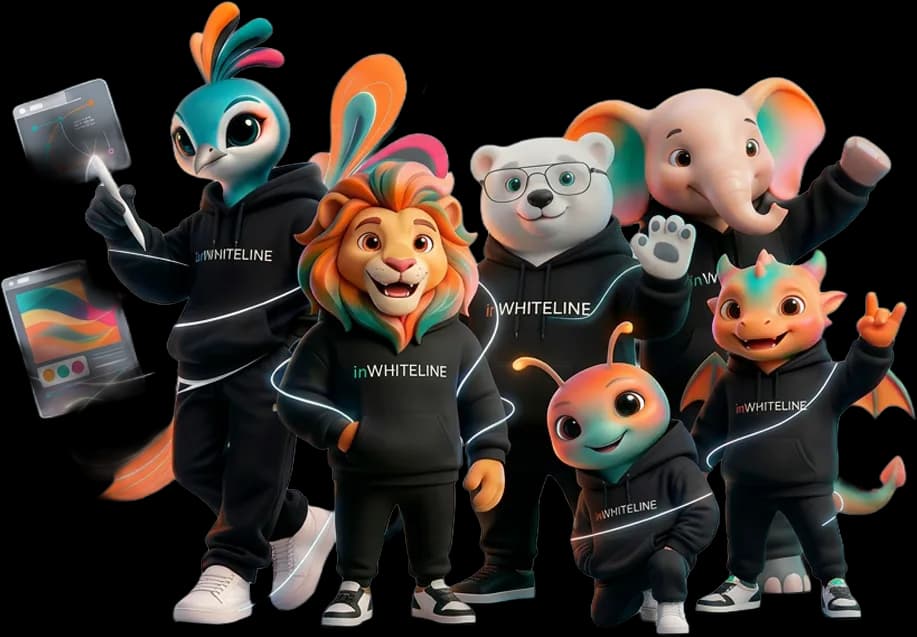 InWhiteLine AI, technology, design, and solutions teams